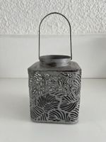 Laterne / Windlicht / Metall und Glas