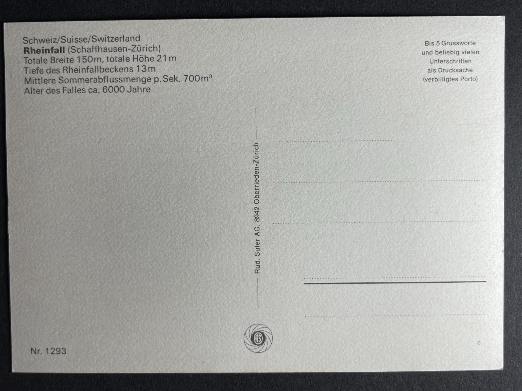 Cartes postales: Rheinfall - 3 Ansichten – D'occasion à Steg VS par danwer74 1