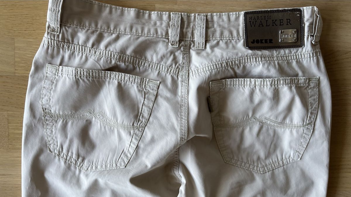Pantaloni: Herren Hose beige 34/34 – Usato da Buonas venduto da eluthi48 4