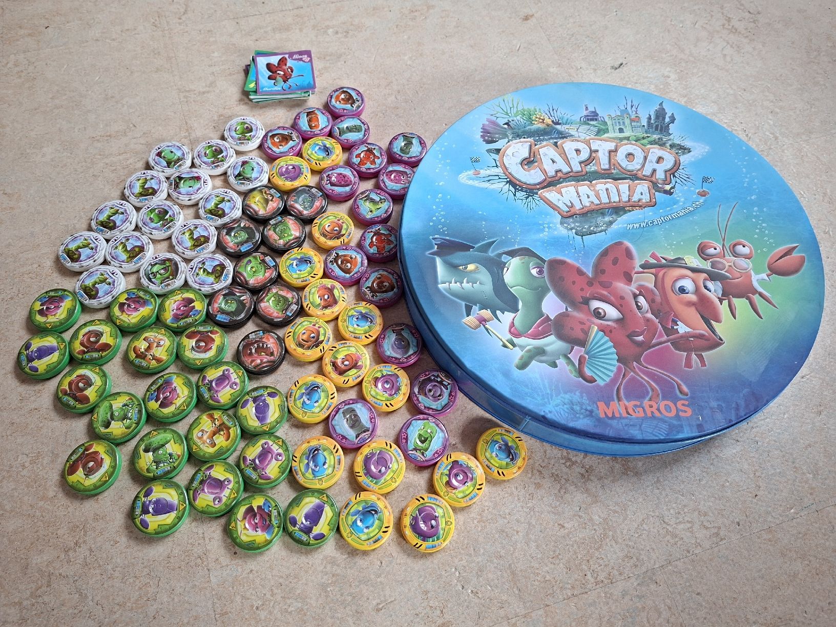 Migros Giochi: Captor Mania Migros Spiel mit Box und Chips Set  – Usato da Klingnau venduto da vollmond36
