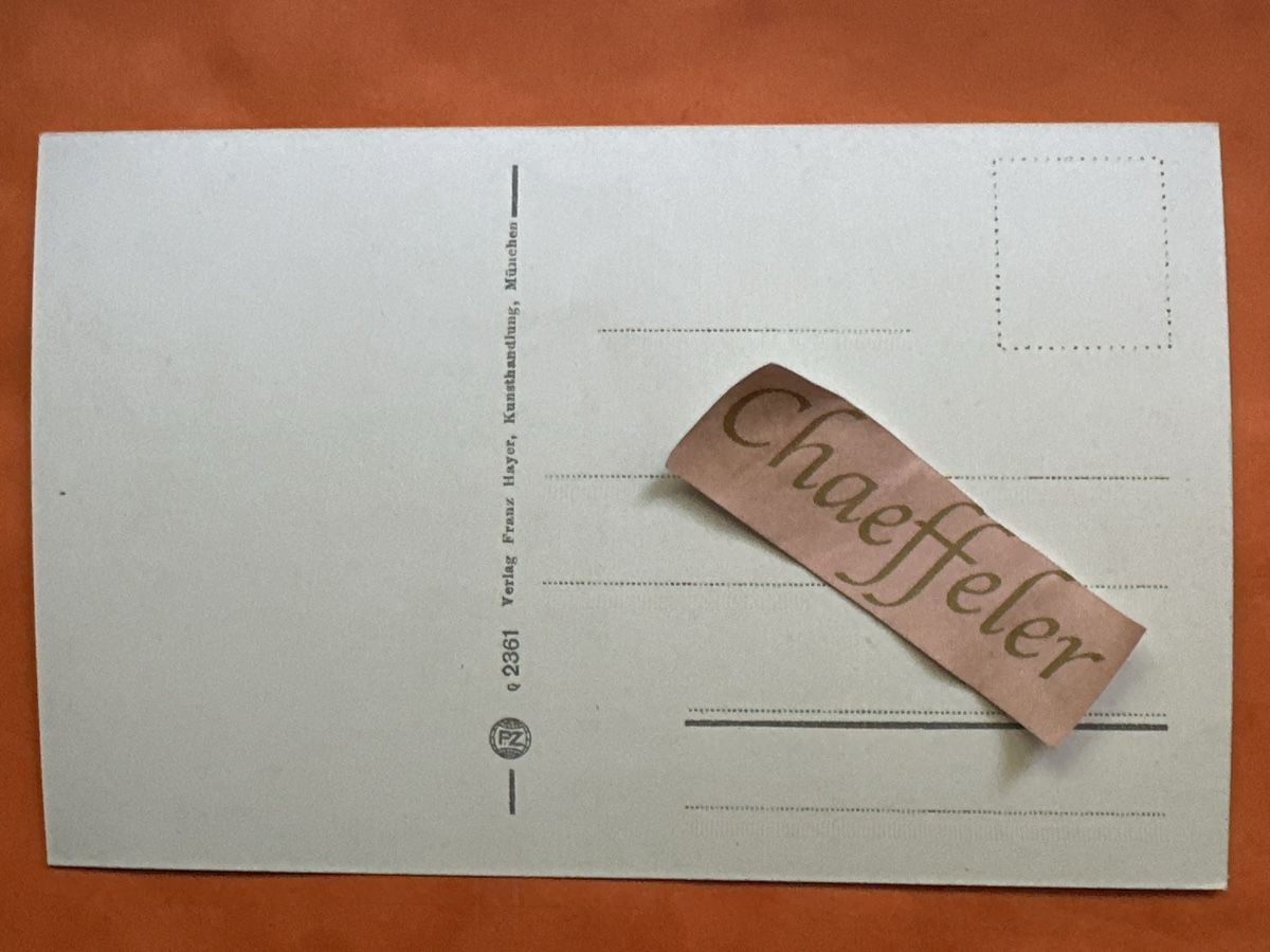 Cartes postales: Ansichtskarte Partenkirchen gegen Dreitorspitze  – D'occasion à Zürich par Chaeffeler 1