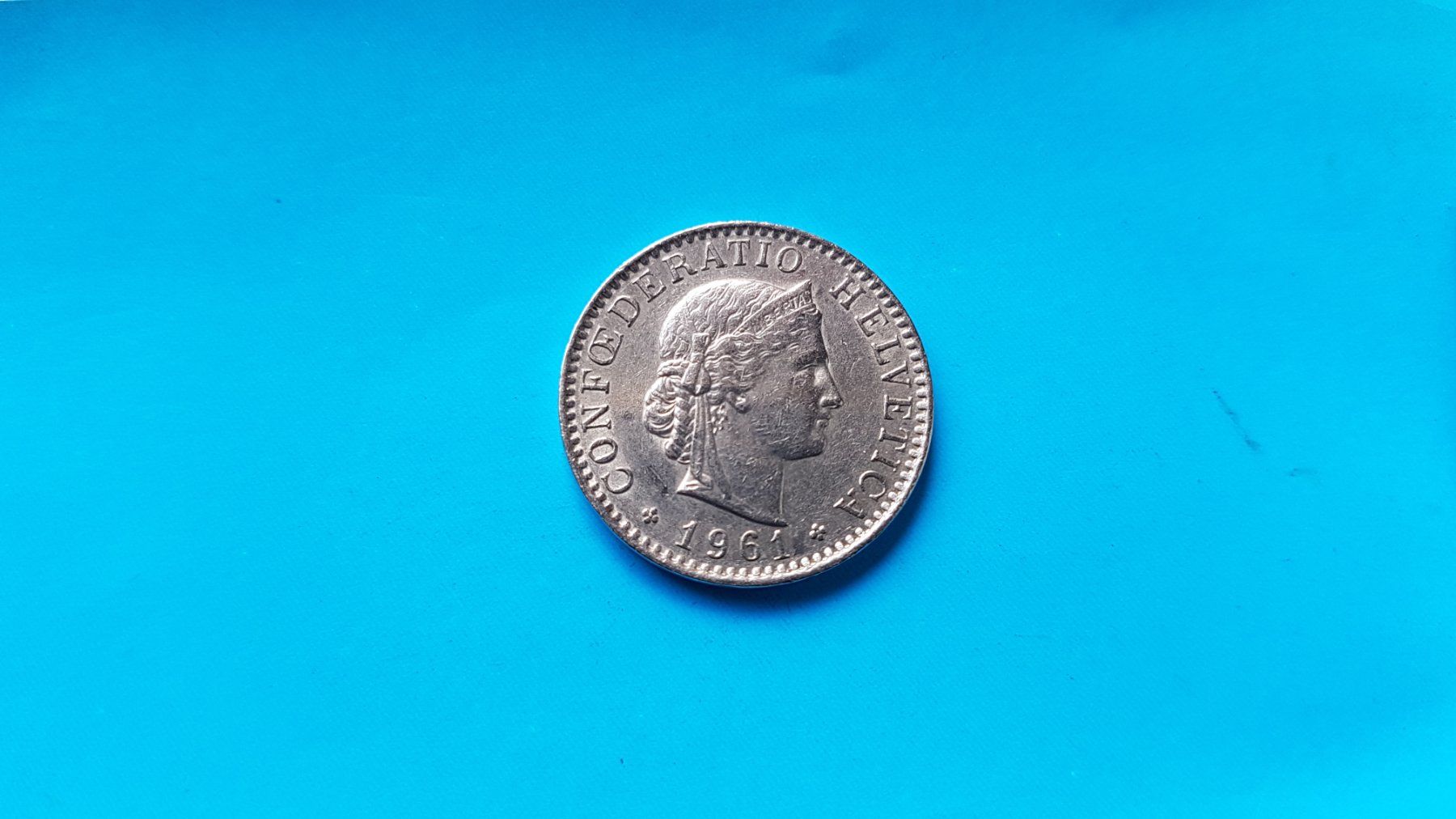 Tutti le monete: CH 20 Rappen - 1961 – Usato da Reinach BL venduto da Dexy62