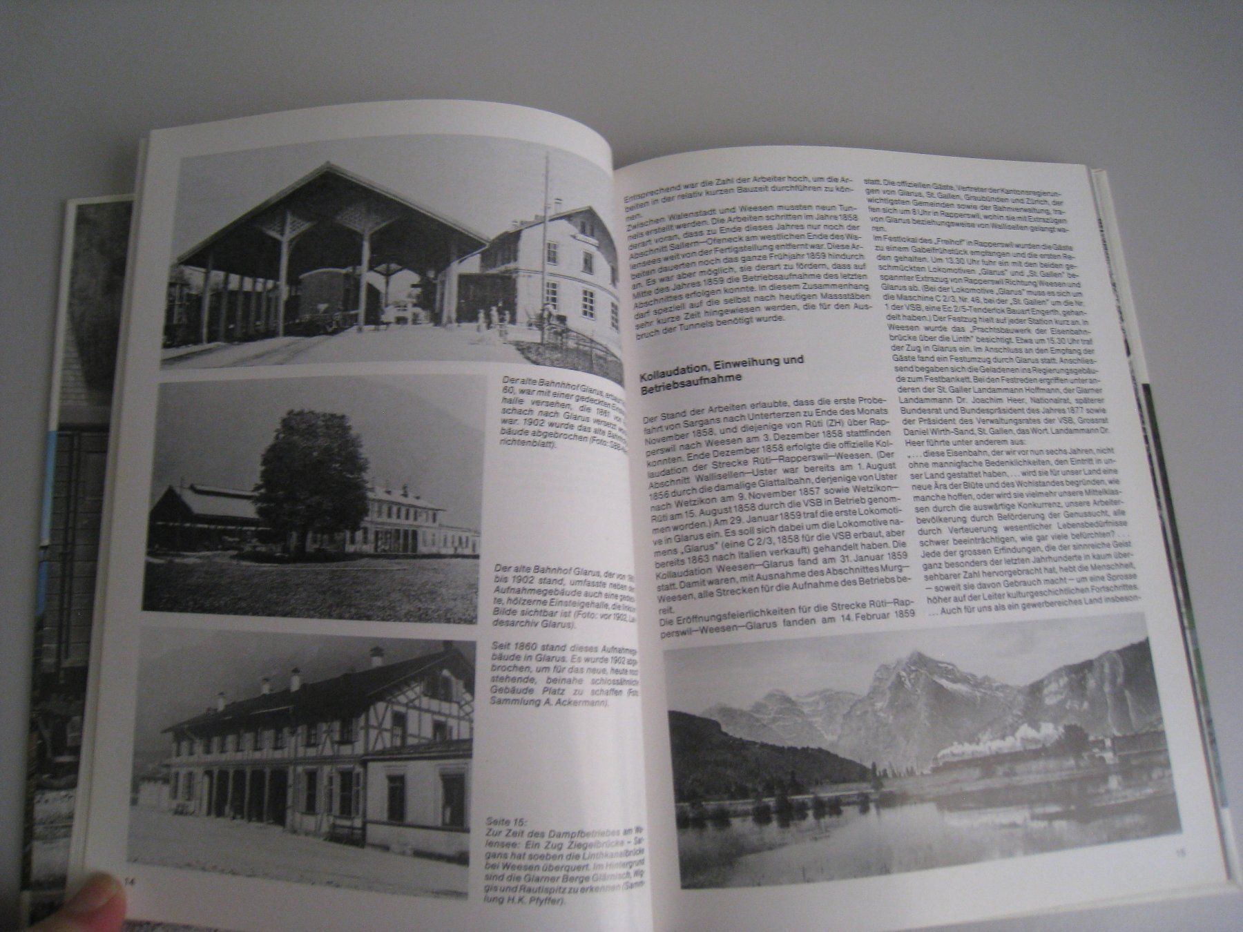Libri: SBB an Walensee und Linth,  Minirex 1985 – Usato da Buchs ZH venduto da swiss-train 2