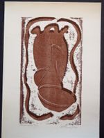 Lithographie, signiert
