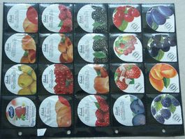 40   Verschiedene  Konfitüren Deckeli