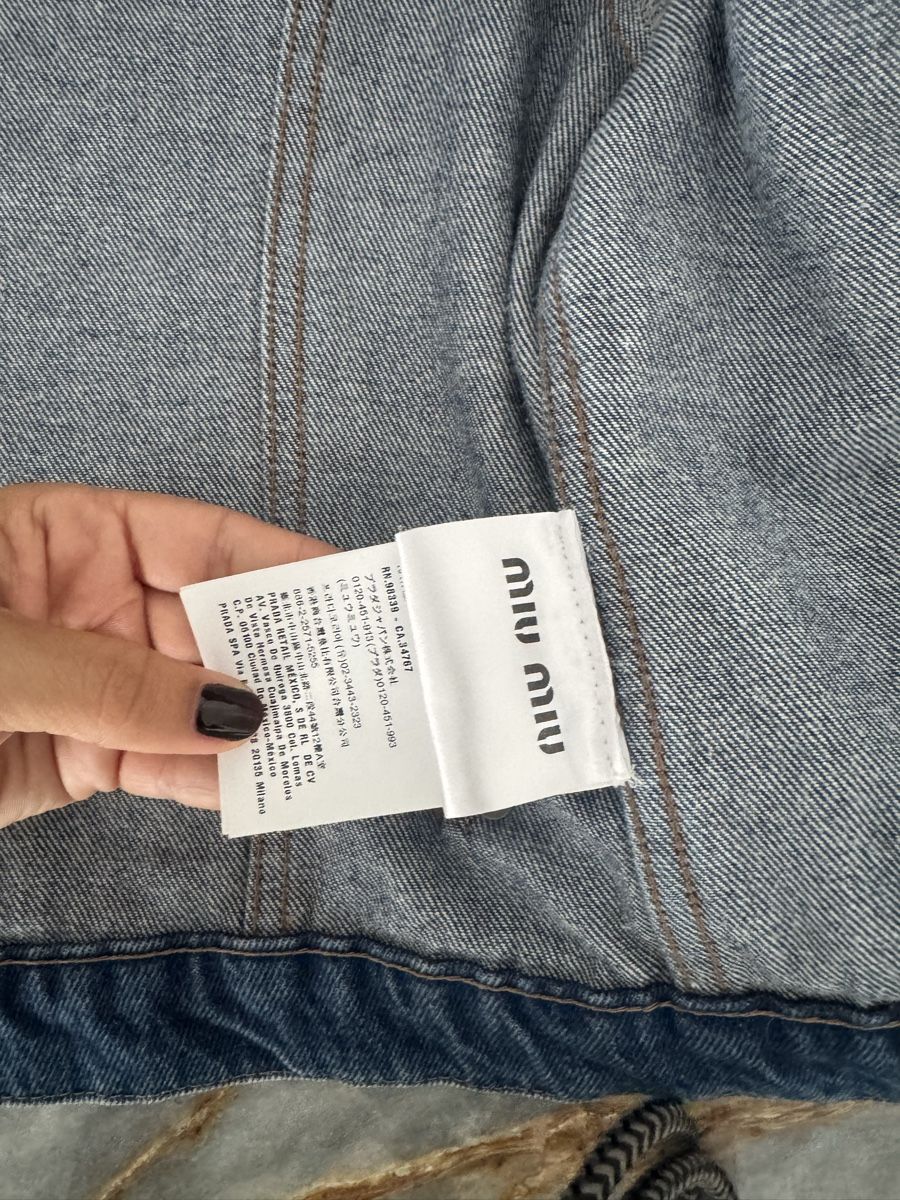 Miu Miu Giacche: MIU MIU jeans jacket  – Nuovo (secondo la descrizione) da cadempino venduto da fio_cbt9 3