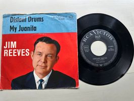 JIM REEVES tolle Kult Single Dislant drums 60's Folk Country