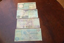 Lybie lot 4 billets