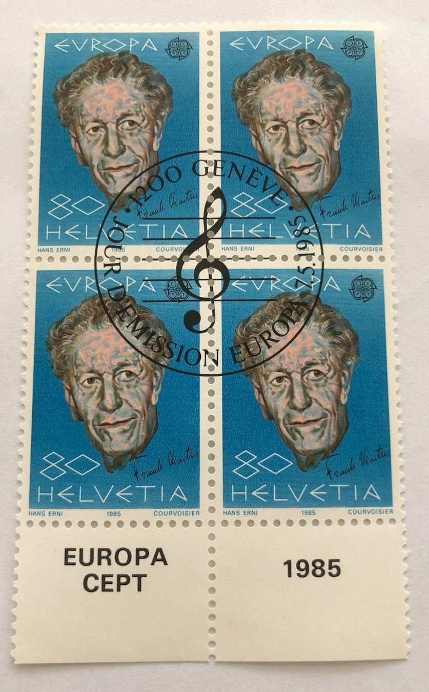 Tutti i francobolli: 4 er Block Nr.716 mit Vollstempel Geneve – Usato da Aarau venduto da Billa007