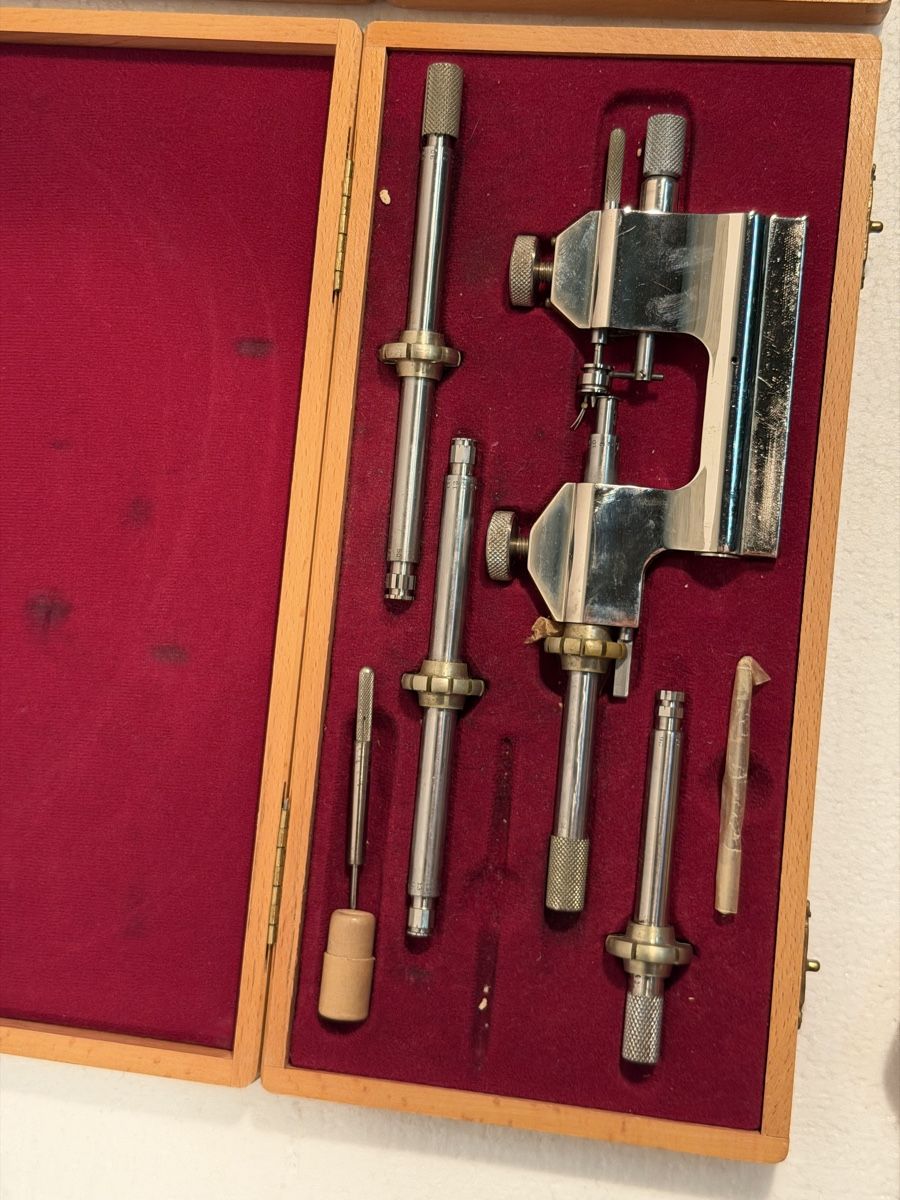 Tutti gli attrezzi: Large Set Swiss STEINER Watchmaker Jacot Pivot Polisher Tool – Usato da Lausanne venduto da artnouveau04 4