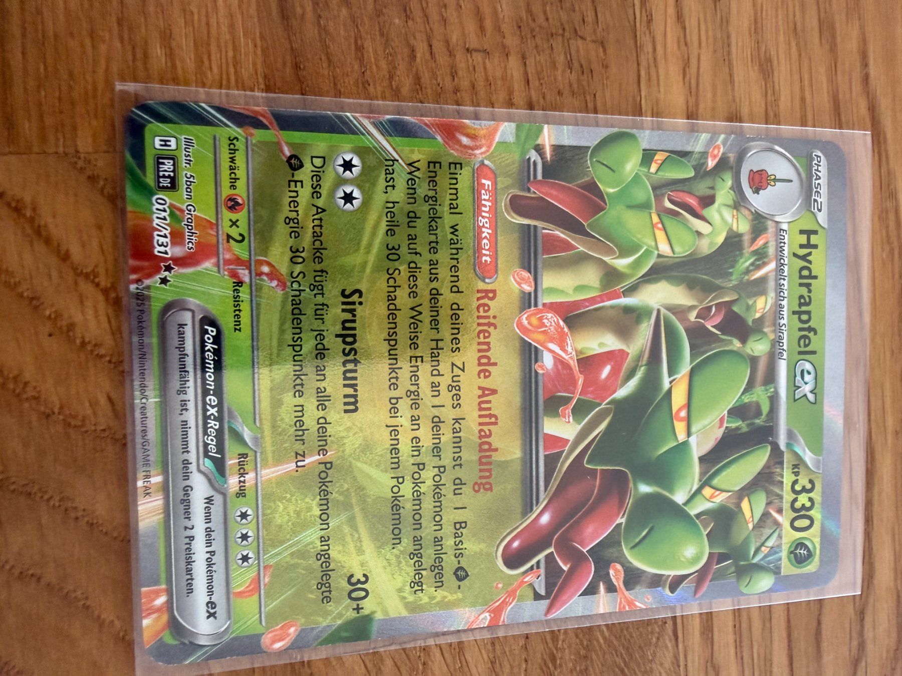 Pokémon Carte collezionabili: Hydrapfel EX 011/131 – Usato da Amriswil venduto da sim_nlb6