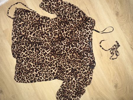 Damen Oberteil PONYASSAMP TOP 8C Leo Print Gr. S