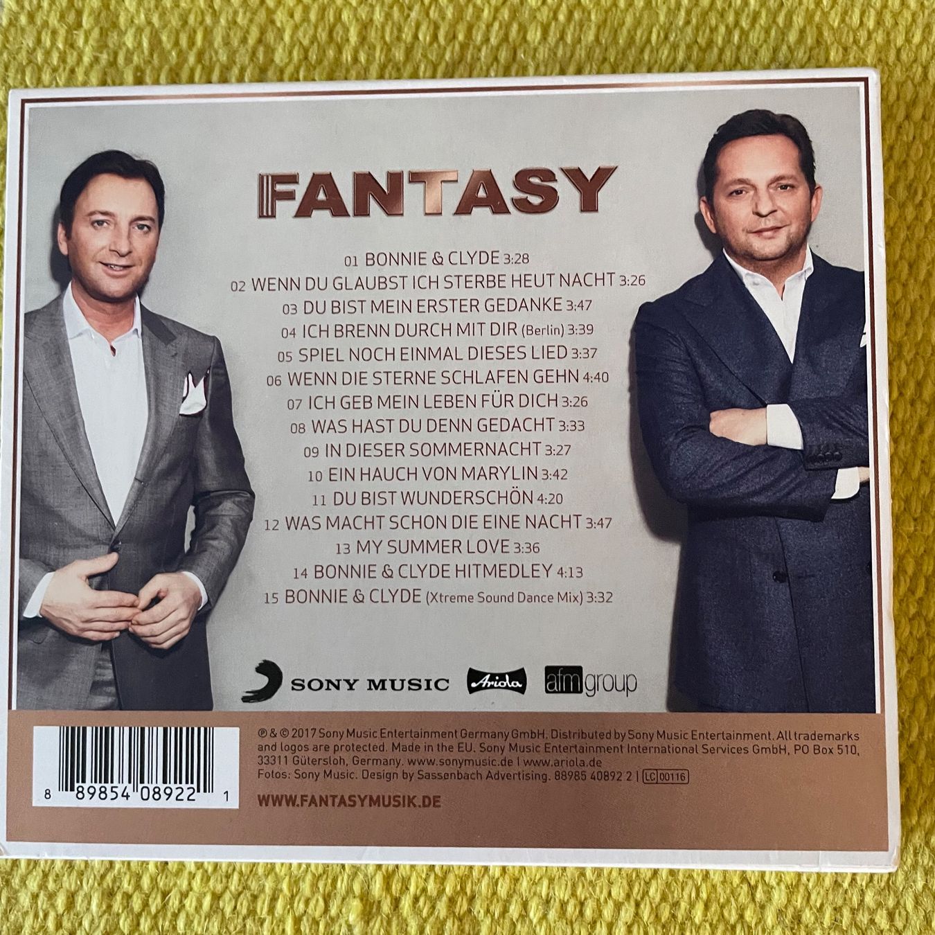 CD: FANTASY-MIT UNTERSCHRIFT BONNIE&CLYDE – Usato da Rorschacherberg venduto da CD-Roli 2