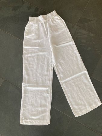 Sommerhose aus Leinen/Viskose, Gr. XS (34) super frisch, neu