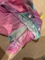 Couverture polaire licorne multicolore bon état