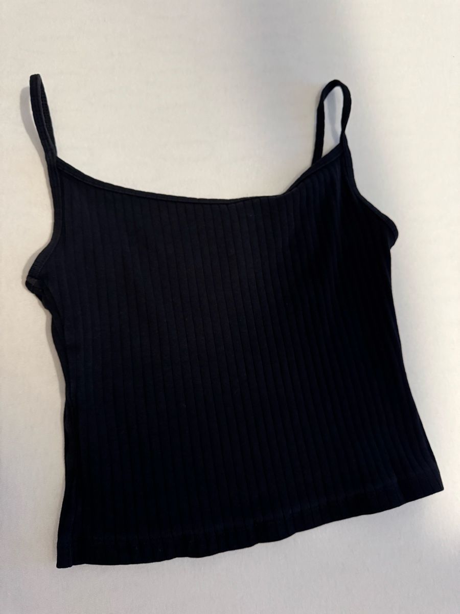Tally Weijl T-shirt: BLACK CROPTOP🎼 – Usato da Dietikon venduto da athiinax