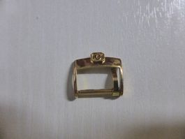 CHOPARD      Plaqué-Schnalle für Lederband  16 mm