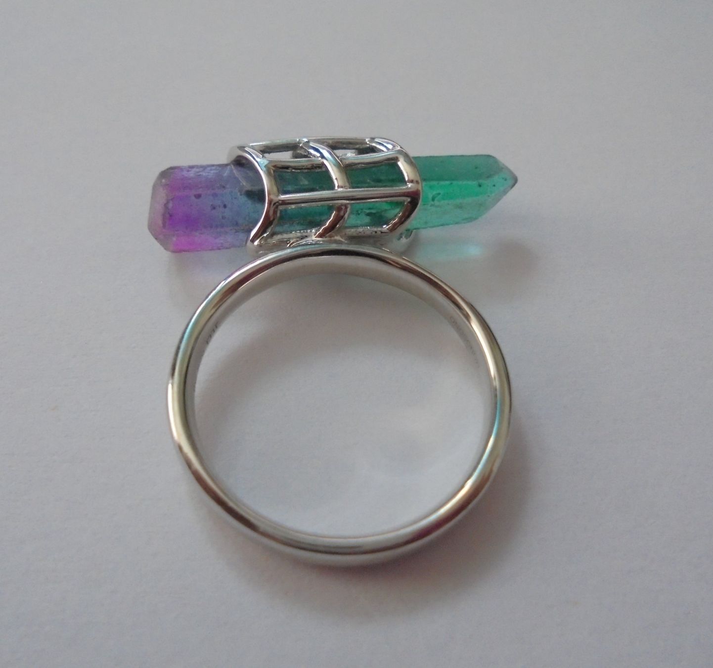 Anelli: Echtschmuck: Silberring Mehrfarbiger Quarz 18/56 – Nuovo (secondo la descrizione) da Zuchwil venduto da maumauchi 8