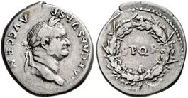 VESPASIAN silver denarius (73 AD)