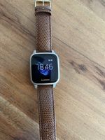 Garmin Smartwatch mit Lederarmband guter Zustand
