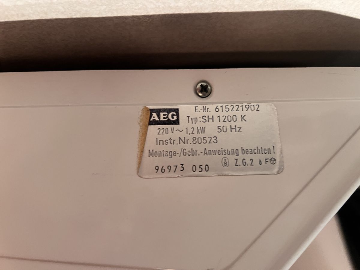 Radiatori: Wand Heizlüfter AEG 1.2kW – Usato da Brislach venduto da Kimi0730 2