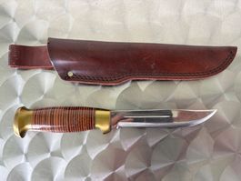Vintage Jagdmesser Helle Norwegen, 23.5 cm