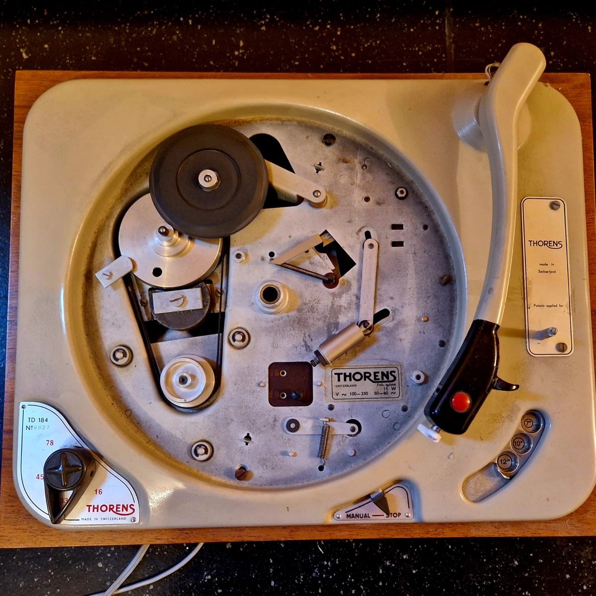 Thorens Giradischi: Plattenspieler Thorens TD 184, No. 2 – Usato da Le Vaud venduto da Balthasar 2