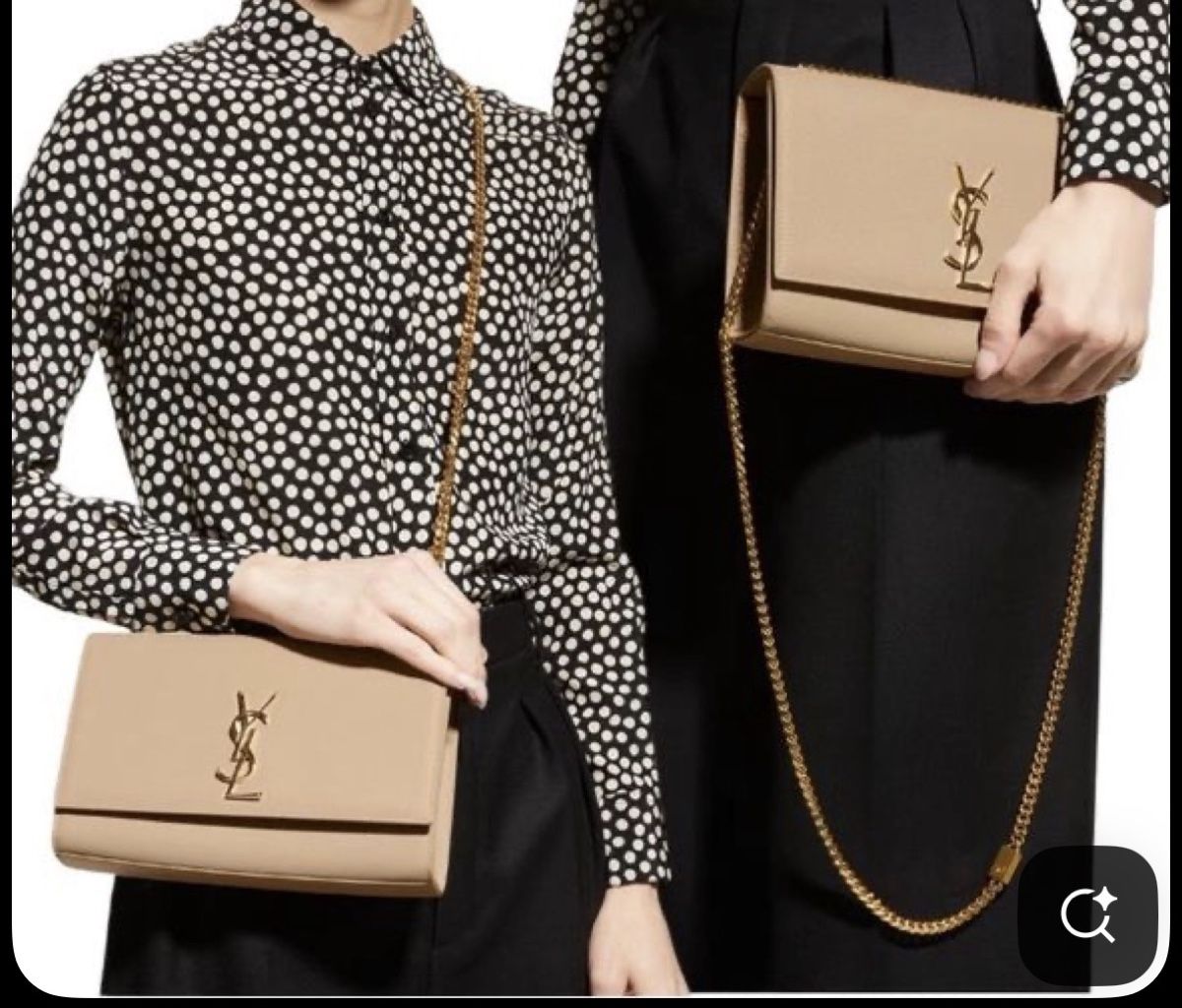 Saint Laurent Borse da donna: Saint Laurent Kate medium beige – Nuovo (secondo la descrizione) da Zürich venduto da CVMK 9