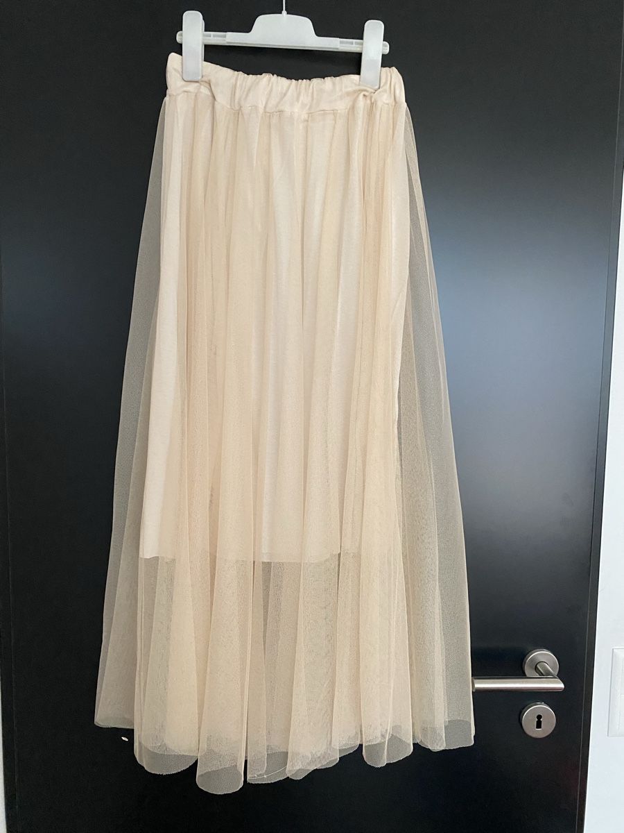 Gonne: Rock beige Gr. XS/34 mit Unterrock – Nuovo (secondo la descrizione) da Meggen venduto da 6003Luzern 1