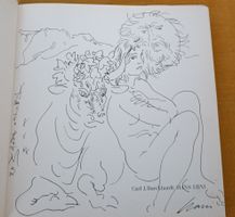 Hans Erni - detaillierte Handsignierte Zeichnung - Kunstbuch