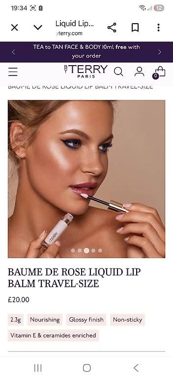 Make-up: Pflegende LipBalm von TERRY – Nuovo e nell'imballaggio originale da Uerkheim venduto da Pod23 3