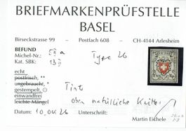 ORTS-POST >526> 21/2RP 13II Tinte BEFUND