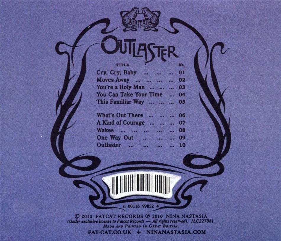CD: Nina Nastasia - Outlaster – Usato da Uzwil venduto da visions77 1