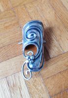Haarspange Ponytailholder Janina Silber Blume