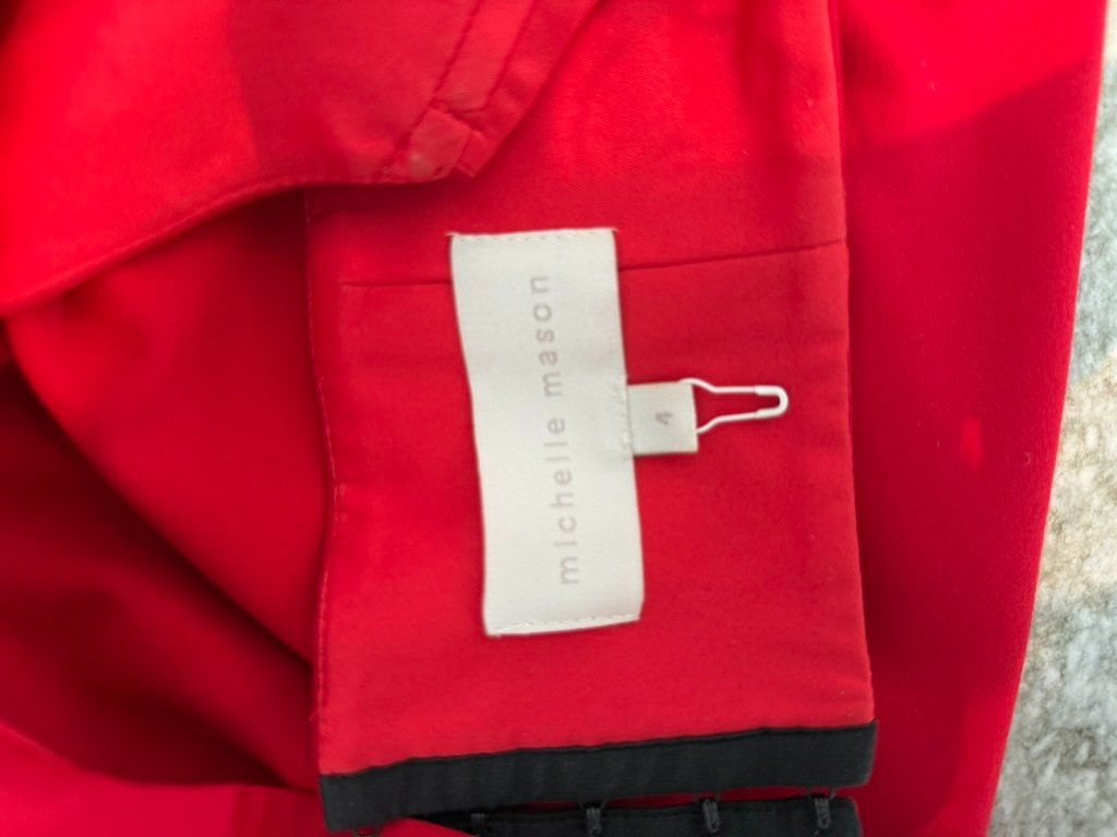 Vestiti: Rotes Abendkleid mit Schlitz, Grösse 38, Michelle Mason – Usato da Zürich venduto da spo_6dbg 5