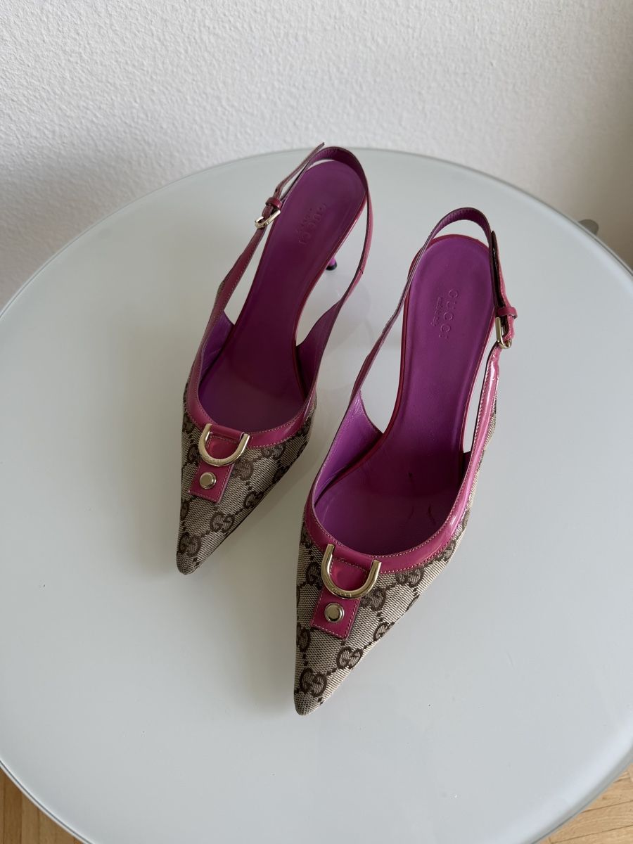 Gucci Chaussures femmes: Slingback monogramme Gucci vintage – D'occasion à Cressier FR par Kvito4ka