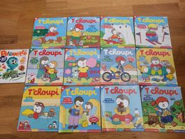 Lot de 11 revues T'choupi 2-5 ans + 1 Pirouette intacts