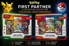 Pokemon First Partner Series 1 & Series 2 Box Englisch 🇬🇧