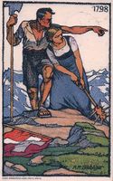 Carte Fête Nationale Suisse 1913, Rütli, Litho (5.8.1913)
