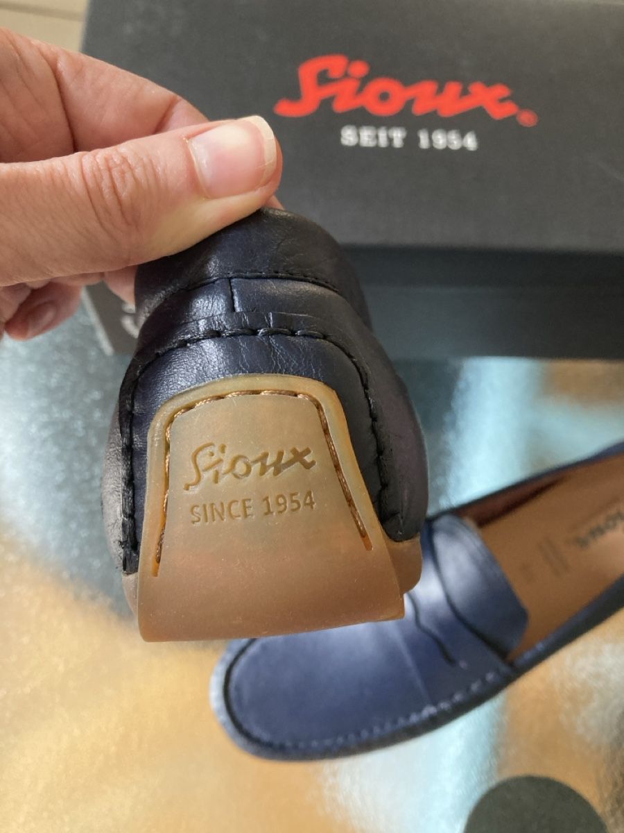 Damenschuhe: Sioux Mokassin, 40, navy, neu, super bequem! – Neu und originalverpackt aus Zürich von elegantissima 5