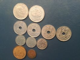 11 Münzen Dänemark