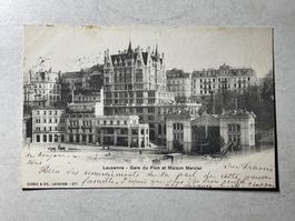 Lausanne, Gare du Flon, et Maison Mercier