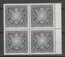 Liechtenstein 1994 die 4 Elemente: Luft  4er Block**  (4