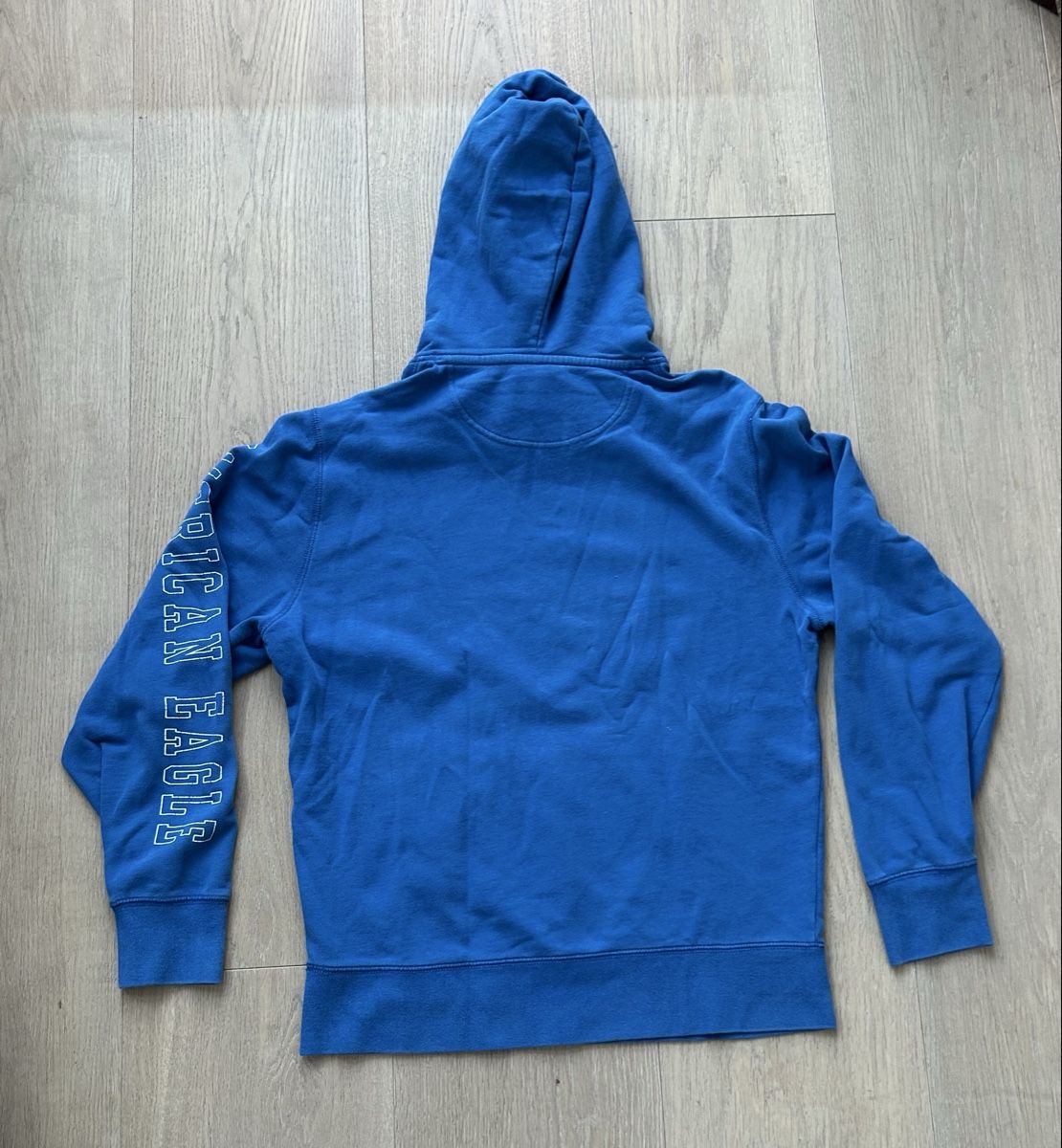 American Eagle Maglioni & Felpe: American Eagle Blue Hoodie – Usato da Zug venduto da mbe_t5j2 1