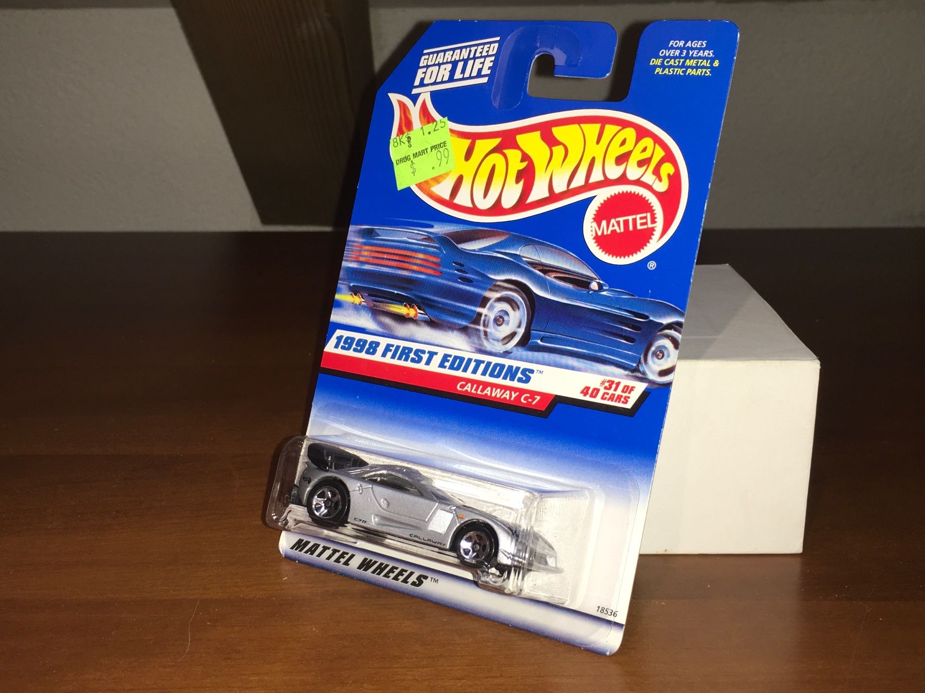 Hot Wheels Modellini d'auto: Callaway C7 1/64 Hot Wheels 1998 First Editions – Nuovo (secondo la descrizione) da Wohlen AG venduto da PrivatSammlung
