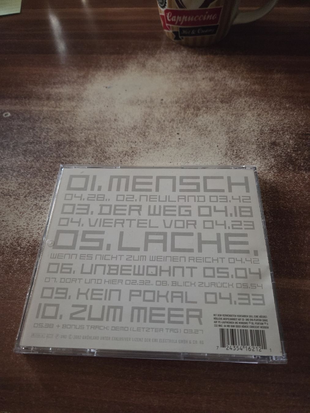 CD: Herbert Grönemeyer - Mensch – Usato da Wattenwil venduto da Mage66 1