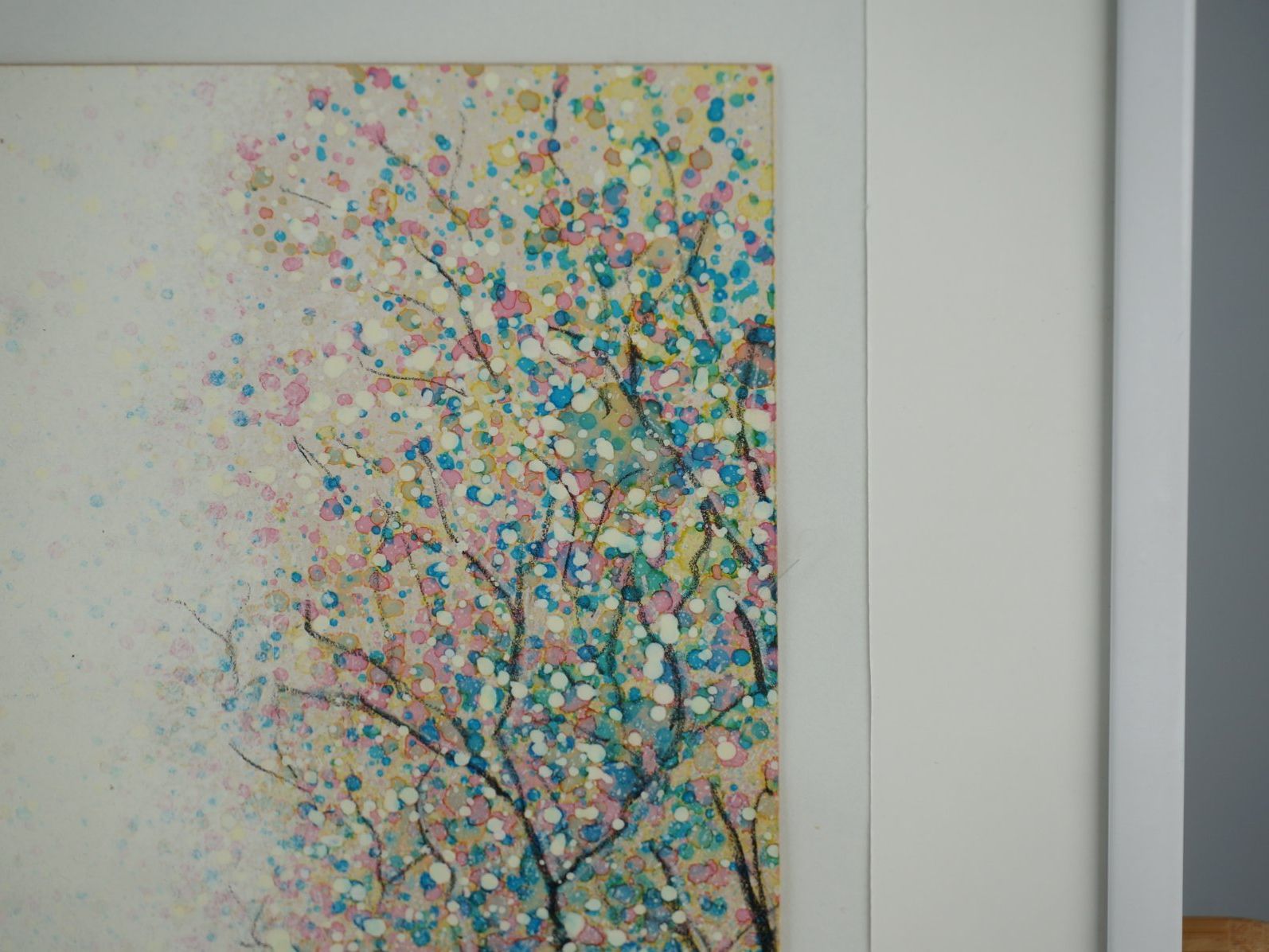 Dipinti: Bunte Schneebäume Kunstwerk – Usato da Rüti ZH venduto da Restwert_Rueti_ZH 3