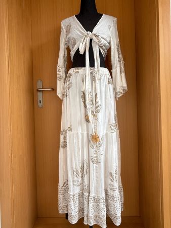 Zweiteiliges Boho Maxikleid