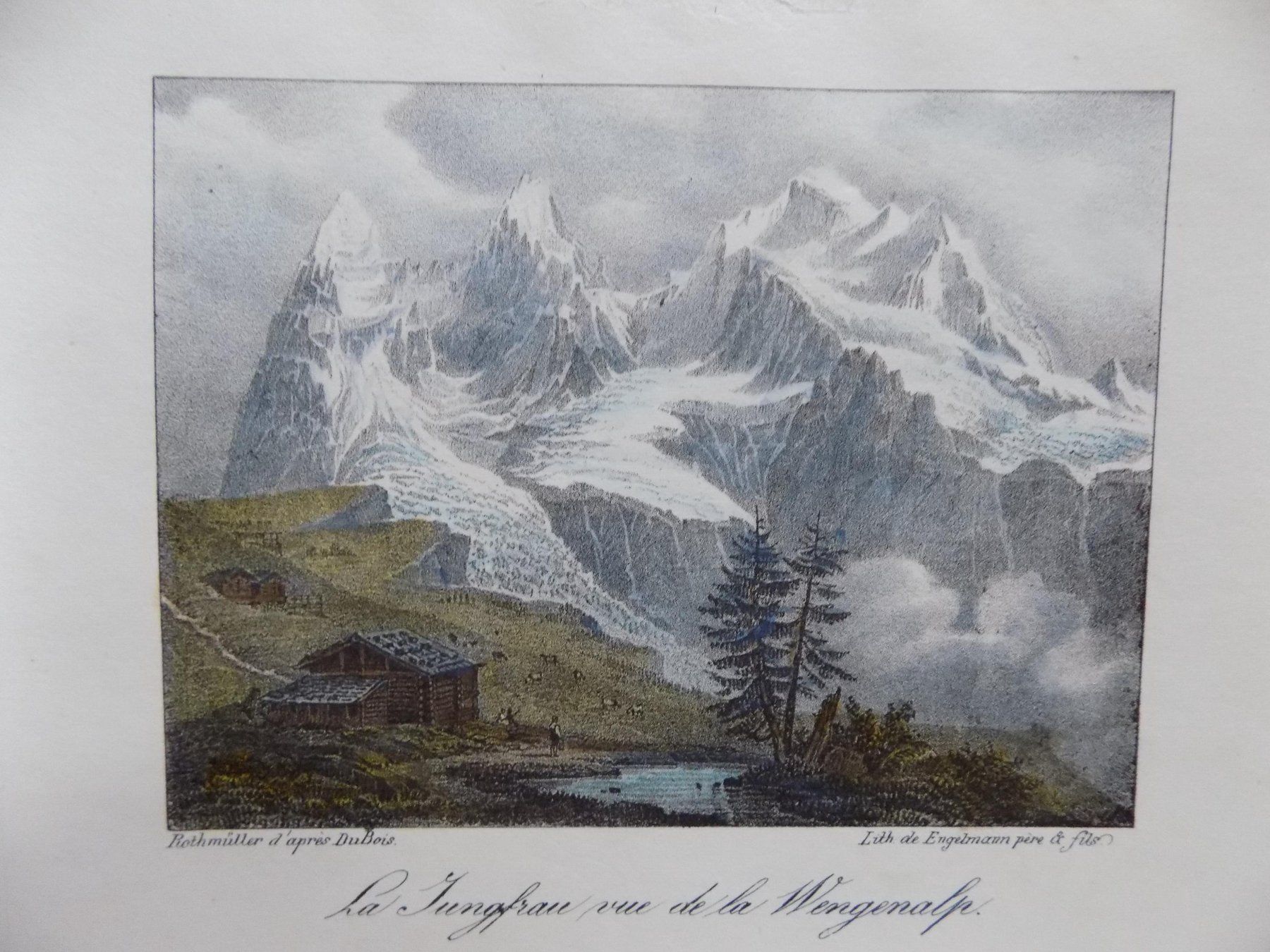 Gravures: Jungfrau koloriert – D'occasion à Risch par Antikfee 2