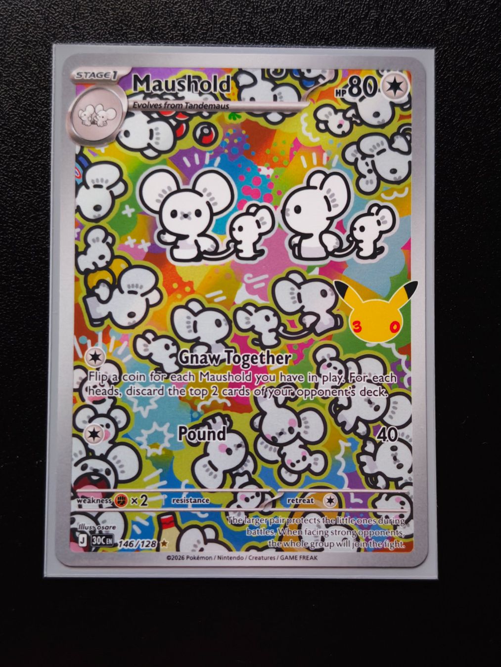 Pokémon Carte collezionabili: Maushold 146 - 30 celebration – Usato da Zürich venduto da lll_2km8